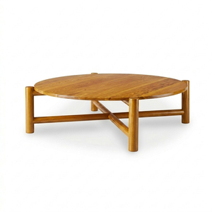 โต๊ะกาแฟนิวาราไม้สักแท้คุณภาพพรีเมียม สไตล์สแกนดิเนเวียน โมเดิร์น มินิมอล  ขายดี  ผิวสัมผัสสีน้ำผึ้ง  ทนทาน เป็นมิตรกับสิ่งแวดล้อม - Product Image 1