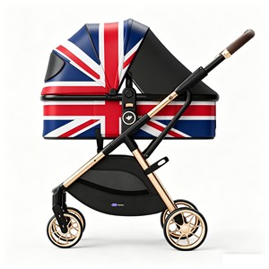 Poussette bébé à grandes roues avec porte-bébé, prix d'usine abordable - Product Image 1