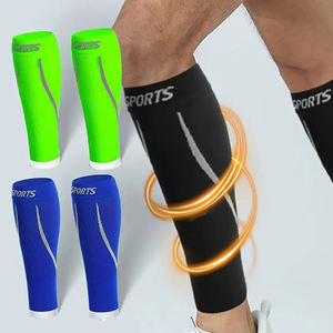 1 paire de manchons de compression respirants et élastiques pour le soutien des mollets, pour la course à pied, le football, le basketball, la gym et la randonnée - Product Image 1