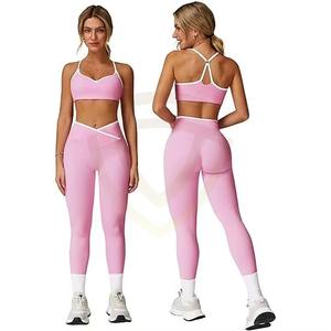 Nouvel Arrivage 2026 – Ensemble Soutien-Gorge et Legging Dernière Tendance – Ensemble de Yoga Femme Haute Qualité – Vente en Gros d'Ensembles Femme – Ensemble de Yoga - Product Image 2