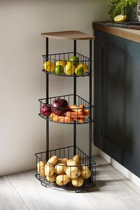 Large Capacity Metal Fruit <b>Basket</b> for Kitchen Countertop Storage Organizer Dining <b>Table</b> Centerpiece Modern Home Decor - Product Image 3