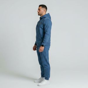 Survêtements pour hommes à capuche, style décontracté, respirants, anti-bactériens, en coton 100% écologique, faible MOQ, dernière collection, hiver - Product Image 4