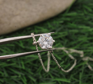 Boucles d'oreilles pendantes de luxe en argent sterling 925 massif, plaqué argent, faites à la main, avec pierres précieuses CZ naturelles, style vintage, cadeau pour anniversaire de mariage - Product Image 1