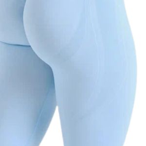 Leggings de sport sans couture pour femmes, taille haute, extensibles, respirants, pour yoga, course à pied, gym, vêtements de sport OEM - Product Image 6