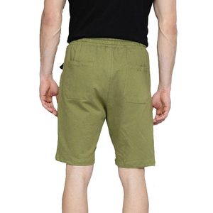 Pantalones Cortos Bermuda para Hombre, Verdes, de Poliéster/Nylon, Casuales, Cintura Elástica, Color Sólido, Corte Medio, con Bolsillos, Transpirables, de Secado Rápido, Tejido Frontal - Product Image 3