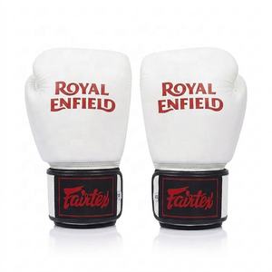 Top Trending Hot Selling Custom Made Fairtex Muay Thai Sparring Boxing <b>Gloves</b> Youth Training Leather Hook & Loop Closure - Product Image 2