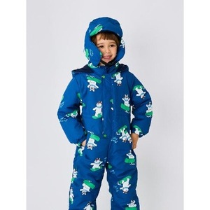 Combinaison de <span class=keywords><strong>ski</strong></span> coréenne OZKIZ pour enfants, motif ours, mode hiver pour garçons de 2 à 6 ans, isolation synthétique, techniques d'impression, vente en gros - Product Image 1
