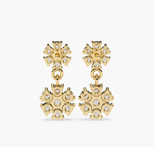 Pendientes de Diamantes Cultivados en Laboratorio al por Mayor de Fábrica, Certificados por IGI, Joyería para Mujer - Product Image 3