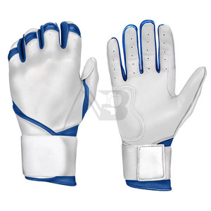 High Quality Black Polyester Sinewy Sports Softball <b>Baseball</b> Batting <b>Gloves</b> Hook Loop Closure Left-Handed Breathable Durable - Product Image 4