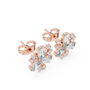 Boucle d'oreille Moissanite Femme Diamant Argent Sterling 925 Boucle d'oreille Halo pour Anniversaire - Product Image 2