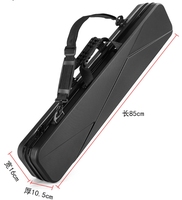 Étui rigide pour queue de billard, boîte de rangement portable pour queue de billard avec sangle d'épaule et verrouillage pour accessoires de billard