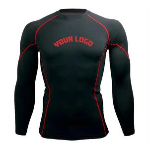 Rashguard de BJJ Negro sin Gi, de Manga Larga, Transpirable, Anti-UV, de Secado Rápido, con Diseño de Logotipo Personalizado OEM, Novedad 2026, Venta al por Mayor - Product Image 5