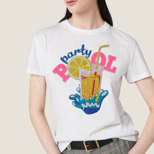 Parche Termoadhesivo de Lentejuelas con Diseño de Bebida para Fiesta de Verano - Product Image 5