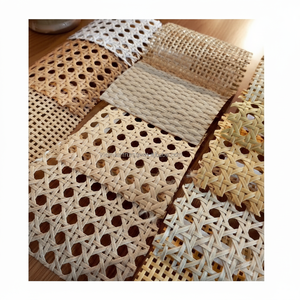 Malla de Mimbre Cuadrada Hecha a Mano, Ecológica, Material Natural para Muebles de Mimbre, Rollo de Decoración para el Hogar DIY, de Vietnam - Product Image 5