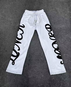 OEM Custom Acid Wash Rhinestone Printed <b>Fleece</b> <b>Zipper</b> Hoodie Heavyweight Oversized Streetwear Manufacturer - Product Image 5