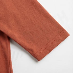 Camisetas de Algodón para Mujer, Personalizadas, de Manga Larga, Cuello Redondo, Estilo Vintage, Talla para Verano, Ropa Transpirable de Calidad a la Moda - Product Image 6