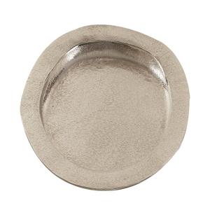 <b>Round</b> Silver Tray With Gold Knots Handle Birthday Party Event Supplies Tableware Accessories Decorative Trays For Dessert Dish - Product Image 5