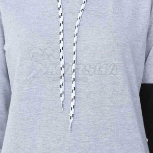 เสื้อฮู้ดดี้โอเวอร์ไซส์ผู้หญิงสีพื้นแบบใหม่ล่าสุดสำหรับฤดูหนาว ผ้าฝ้าย 100% โลโก้ด้านหน้า เป็นมิตรกับสิ่งแวดล้อม กันลม - Product Image 5