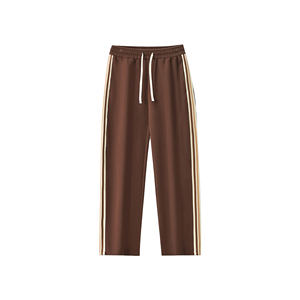 OEM 2026 340G Drawstring Casual Straight Wide-Leg Pants Autumn Winter Cross-<b>Border</b> Streetwear With Free Sample - Product Image 3
