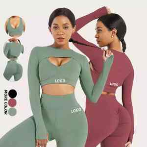 Custom Design Gym Wear Bra <b>Leggings</b> with Removable Pads Pakistan Made Comfortable Solid <b>Pattern</b> - Product Image 6