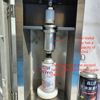 Machine de remplissage manuelle auto-pulvérisante JIAHE pour aérosols, agent nettoyant carburateur haute qualité, réservoir blanc