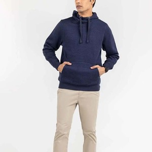 Best Supplier <b>Top</b> Selling Durable High Quality Men's Hoodies Custom Made Embroidered Latest Design <b>Navy</b> Blue Autumn - Product Image 3