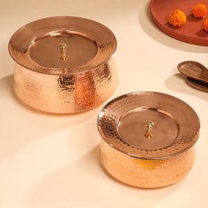 Olla Redonda de Latón con Tapa, Hecha a Mano, para Calentar Alimentos, Cazuela para Catering, Hotel, Restaurante, Suministro al por Mayor - Product Image 6