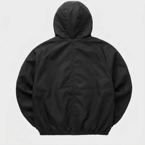 Chaqueta Bomber con Capucha Extra Grande para Hombre, Ligera, de Nailon, Cortavientos, Estilo Casual, con Cierre - Product Image 3