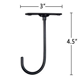 On Sale Metal Banana Holder Hanging Fruit Stand Circle Shape Rustic Kitchen Storage <b>Hook</b> for Food <b>Display</b> - Product Image 2