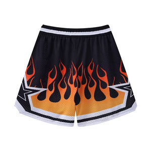 Pantalones Cortos Deportivos de Malla Transpirable para Hombre y Mujer, Estilo Casual de Verano, para Baloncesto, Natación, Correr, Sublimados, de Poliéster - Product Image 2