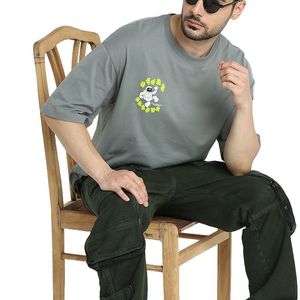 T-shirt Homme Personnalisé 100% Coton Haute Qualité 2025 – Impression DTG, Coupe Ample, Col Rond, Manches Courtes, Tricoté, Écologique - Product Image 3