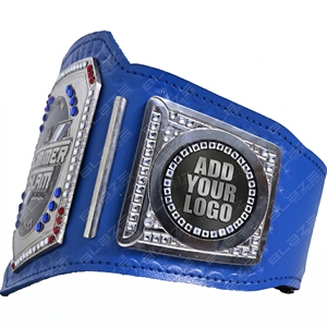Cinturón de Campeonato de Lucha Libre Mini Premium, Cinturón de Campeonato Pequeño con Logotipo Personalizado, Fabricante de Cinturones de Cuero Genuino de BFW Pakistán - Product Image 5