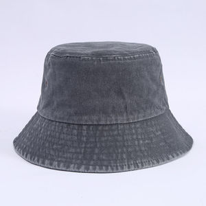 Chapeaux Bob Unisexe en Jean Lavé avec Logo Personnalisé et Broderie, 100% Coton, Respirants, pour l'Extérieur, Adaptés aux Quatre Saisons - Product Image 6