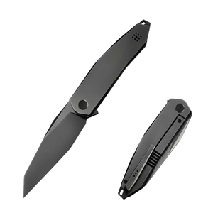 Couteaux pliants de poche en acier inoxydable avec lame lisse, poignée confortable, design compact et portable, coupe pratique - Product Image 1