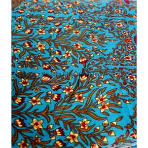 ผ้าฝ้ายแท้ 100% พิมพ์ลายบล็อก เป็นมิตรกับสิ่งแวดล้อม ระบายอากาศได้ดี แห้งเร็ว น้ำหนักเบา ผ้าทอลายไขว้ จากรัฐราชสถาน สำหรับเสื้อผ้าสตรีและเด็กผู้หญิง - Product Image 4