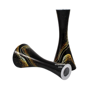 New Arrival Diva Collections Handmade Modern Hourglass Shape Tea Light Holder Set Durable Waterproof Aluminum 2-piece - Product Image 1