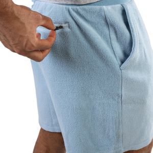 กางเกงขาสั้นลำลองผ้าลูกฟูกสีพื้นสำหรับผู้ชาย น้ำหนักเบา สวมใส่สบาย ราคาขายดีที่สุด - Product Image 3