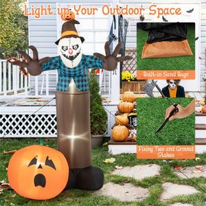 Spaventapasseri Gonfiabile di Halloween da 2,1 Metri per Decorazione Esterna con Design Elegante - Product Image 2