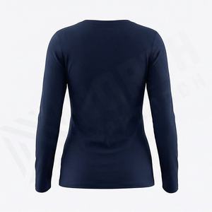 เสื้อยืดแขนสั้นผู้หญิง ผ้าซาตินโพลีเอสเตอร์ คอกลม สีตามสั่ง คุณภาพสูง ระบายอากาศได้ดี ใส่ได้ทุกฤดู - Product Image 2