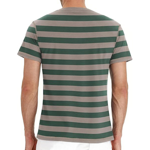 Camiseta de Dos Tonos con Bloques de Color para Hombre, Manga en Contraste, Moda Urbana, Verano, Venta al Por Mayor en Europa - Product Image 2