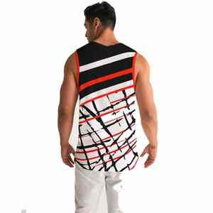 Débardeurs de fitness décontractés pour hommes, personnalisables par sublimation, sans manches, séchage rapide, 100 % polyester, anti-rétrécissement, col rond, été - Product Image 3