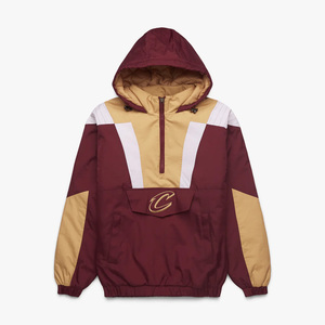 High Quality Winter <b>Men's</b> High Street <b>Half</b> <b>Zip</b> Lightweight Breathable Windbreaker <b>Jacket</b> Custom Colors Kangaroo Pocket Finished - Product Image 1