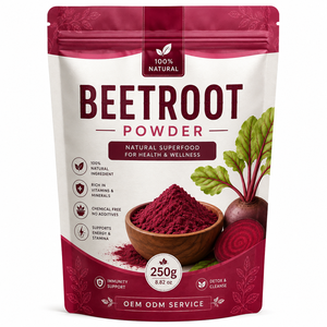 Poudre de Betterave de Haute Qualité 100% Naturelle Qualité Alimentaire 250g Poudre de Racine de Betterave à Maille Fine OEM ODM Marque Privée Fournisseur Export - Product Image 1