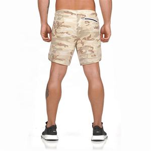 Producto Popular: Pantalones Cortos Deportivos Casuales para Hombre, de Doble Capa, para Correr, Gimnasio, Entrenamiento, Secado Rápido, Anti-UV, 100% Poliéster - Product Image 4