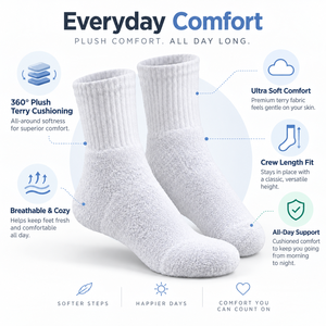 Calcetines Deportivos RTS OEM ODM Personalizados para Pickleball, de Spandex, Secado Rápido, Absorción de Humedad, Color Sólido, Uso Casual para Adultos, Verano - Product Image 3