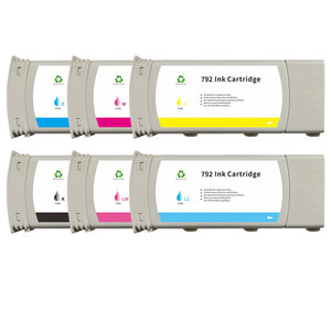 <span class=keywords><strong>Cartucce</strong></span> Latex InkLab 6 Colori 775ml Completamente <span class=keywords><strong>Compatibili</strong></span> per <span class=keywords><strong>Stampanti</strong></span> <span class=keywords><strong>HP</strong></span> Designjet L26100/L26500 210/260/280 Chip Bulk Modello Digitale - Product Image 1