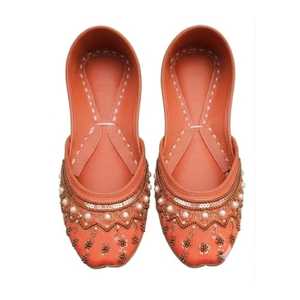 Nouvelle conception 2020 – Khusas/Khusha/Khusaa/Khusah pour femmes, tige légère en cuir véritable avec semelle intérieure en EVA, caoutchouc, PU et paille - Product Image 1