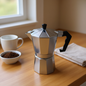 CAFFTIREA # Cafetera de Metal para Verter Café, de Primera Calidad, para una Sola Porción - Product Image 3