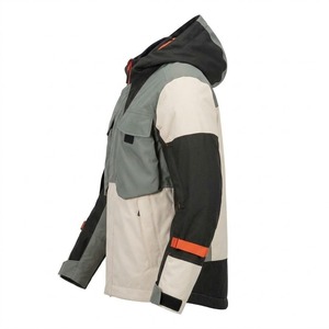 Chaqueta Técnica con Capucha para Hombre, Resistente al Viento, para Otoño, Trabajo al Aire Libre, con Cierre, Estilo Parka - Product Image 3