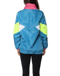 เสื้อแจ็คเก็ตวินด์เบรกเกอร์ไนลอนแบบกำหนดเองสำหรับผู้ชาย ดีไซน์บล็อกสีตามสั่ง ไซส์ใหญ่ กันน้ำ กันลม - Product Image 6